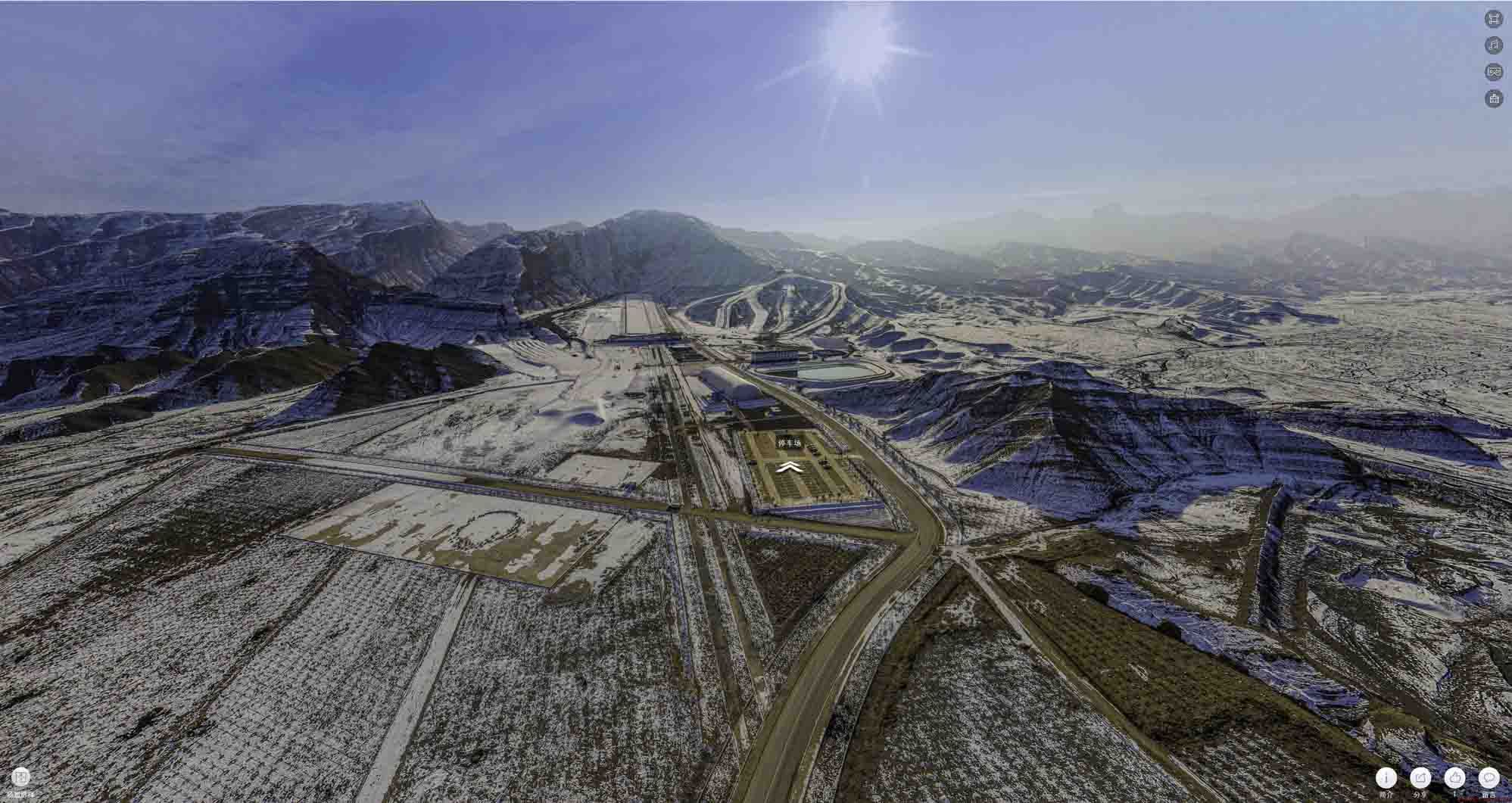 积石山720全景技术：开启全方位视觉新纪元——在手绘地图中的应用探索